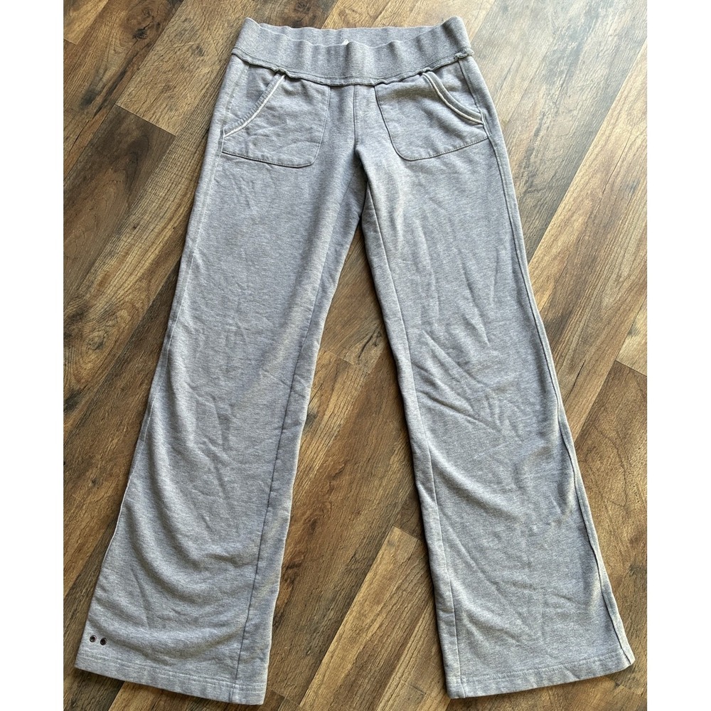 Converse One Star Gray Sweatpants Women's XS Wide Leg Drawstring Lounge Pants